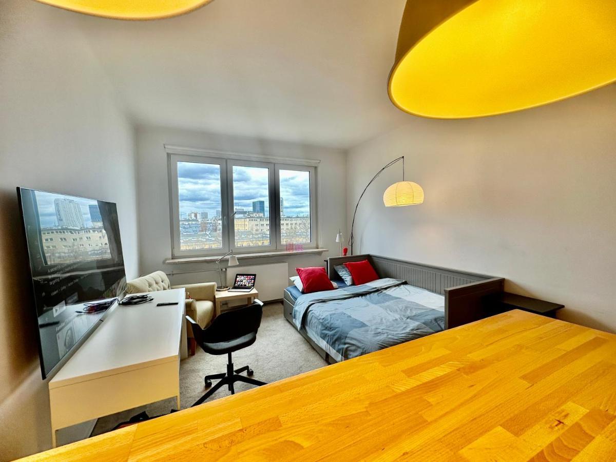 Super Beauty Metro Wifi 65'Tv Netflix Hbo Appletv+ Leilighet Warszawa Eksteriør bilde