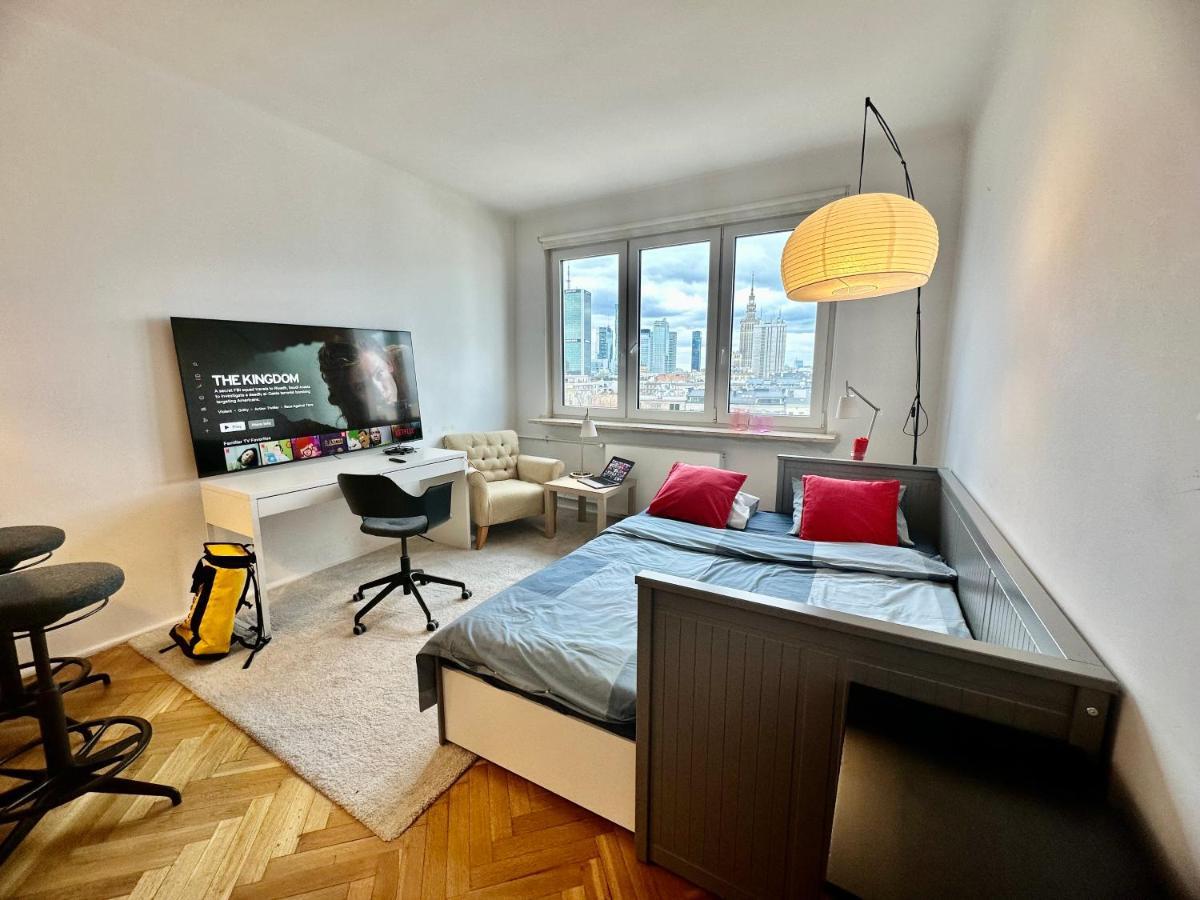 Super Beauty Metro Wifi 65'Tv Netflix Hbo Appletv+ Leilighet Warszawa Eksteriør bilde